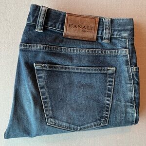 Canali Classic Denim Blue Jeans